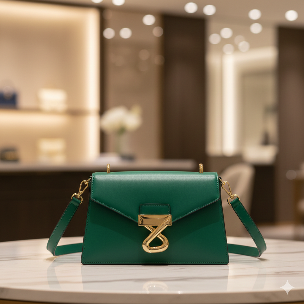 The "Azure" Geometric Crossbody