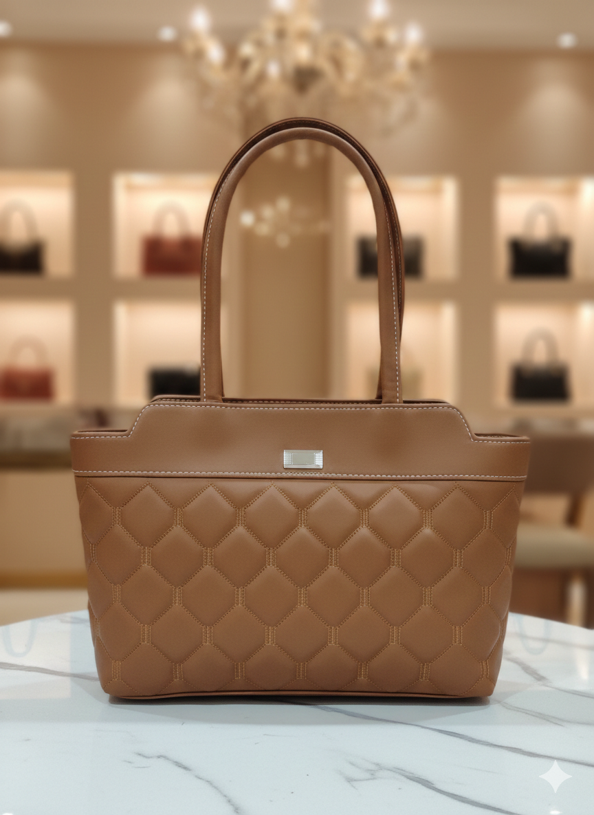 Elegant Quilted Classic Tote