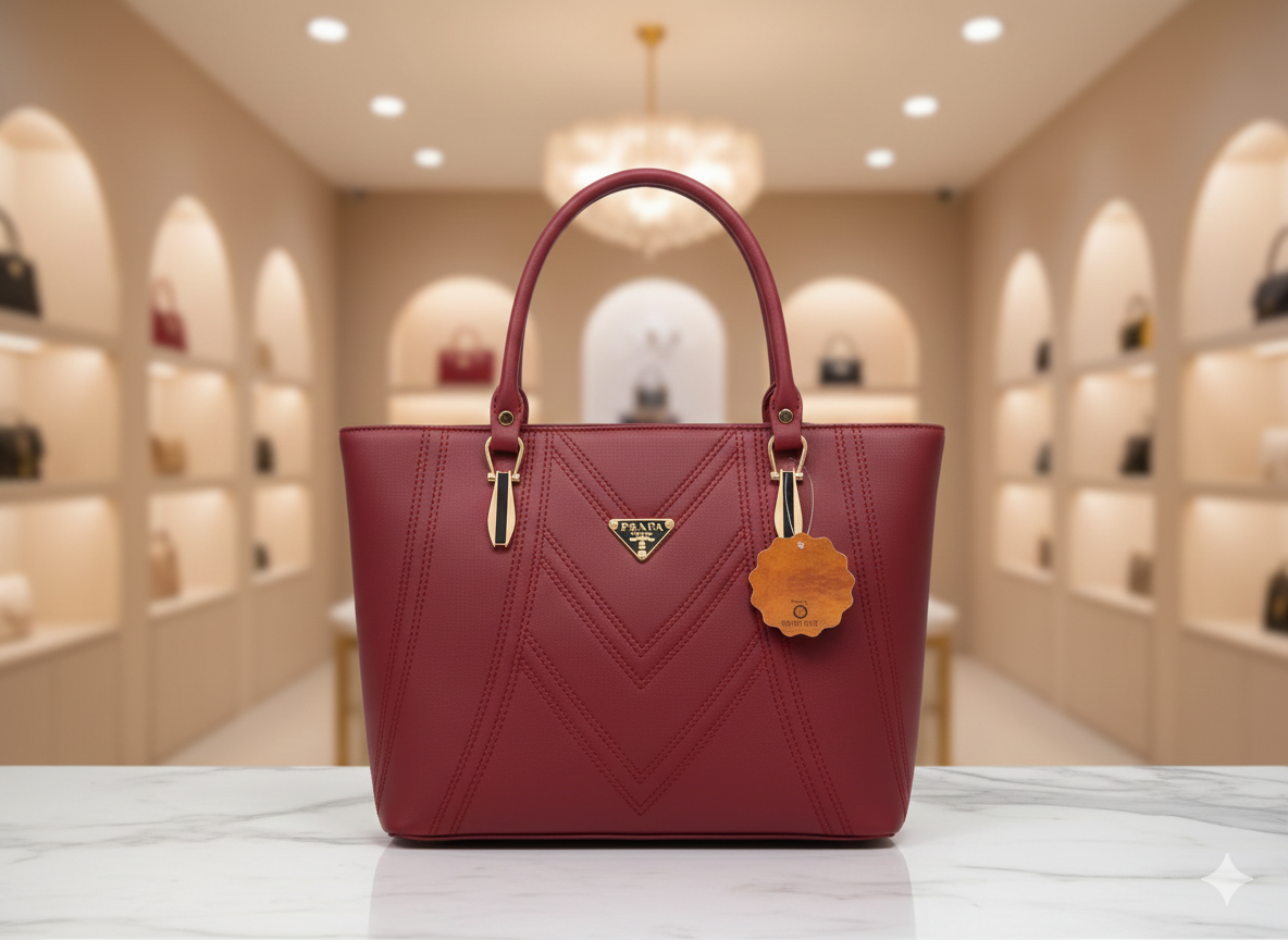 Vera Luxe Structured Tote Bag