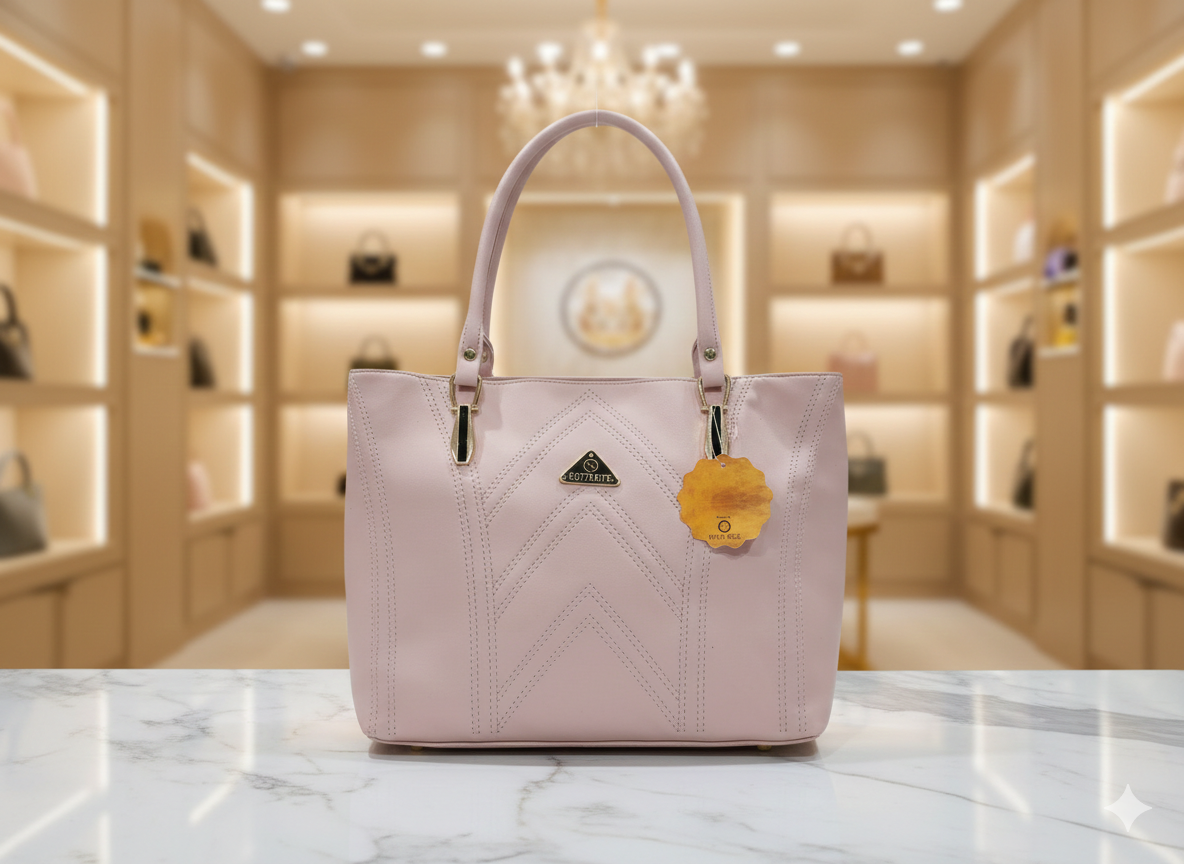 Vera Luxe Structured Tote Bag