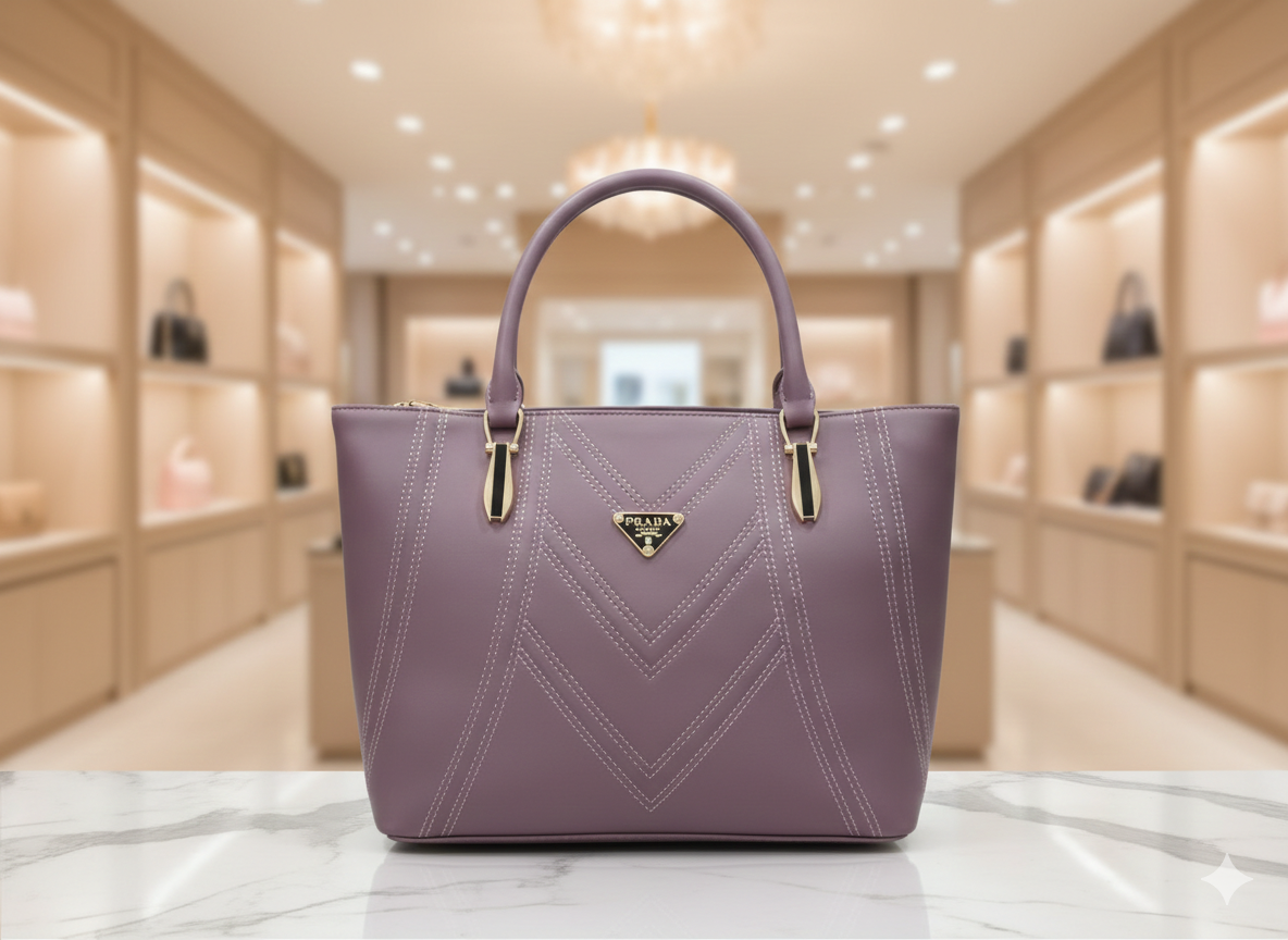 Vera Luxe Structured Tote Bag