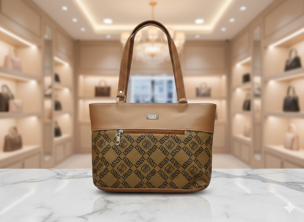 Monogram Luxe Zip Tote