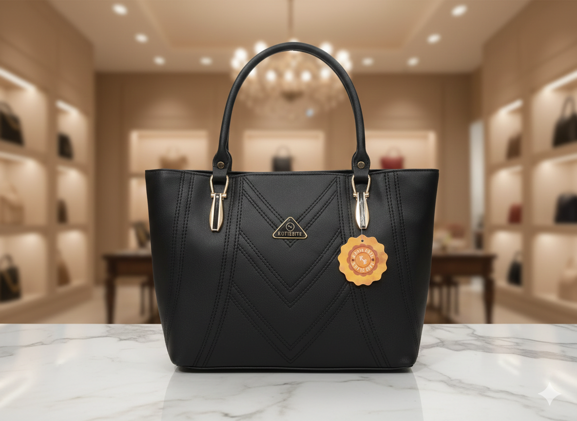 Vera Luxe Structured Tote Bag