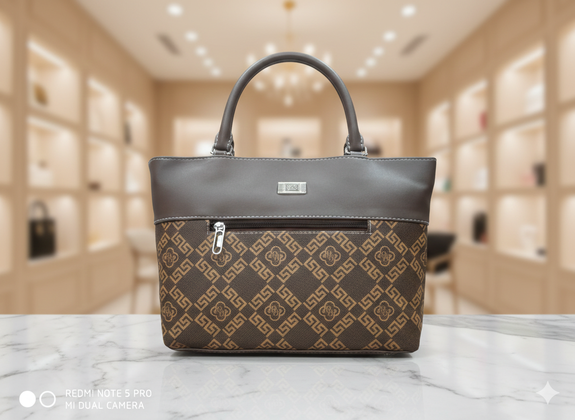 Monogram Luxe Zip Tote